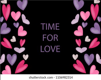 Vector illustration "a heart" to t-shirt design, postcards, logos, banner, poster or textile.