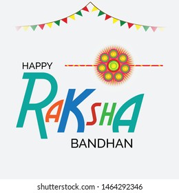 Vector Illustration of aBackground for Indian Religious Festival Raksha Bandhan.