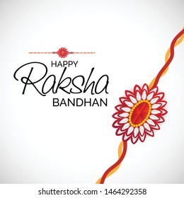 Vector Illustration of aBackground for Indian Religious Festival Raksha Bandhan.
