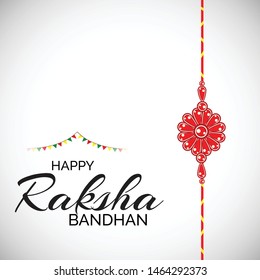 Vector Illustration of aBackground for Indian Religious Festival Raksha Bandhan.