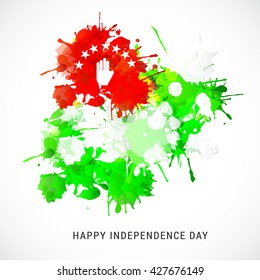Vector illustration of abkhazia independence day.
