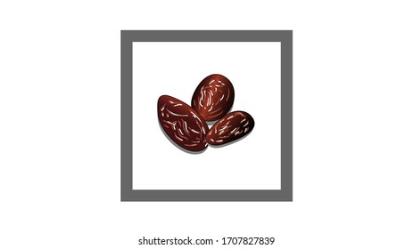 Vector & Illustration about Arabian dates with many combination style and futuristic rectangle. can be used for wall decoration, room interior, office, indoor, table decoration and photo frame. 