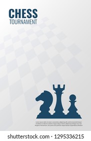 Vector illustration about chess tournament, match, game. Use as advertising, invitation, banner, poster
