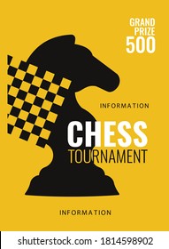 Vector illustration about chess tournament, match, game. Use as advertising, invitation, banner, poster.
