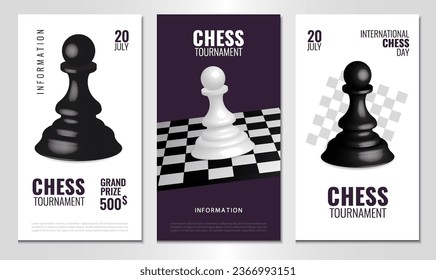 Vector illustration about chess tournament, match, game. Use as advertising, invitation, banner, poster
