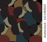 vector illustration about crowd. colorful clothes