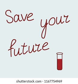Vector illustration about hiv diagnostic Suitable for Web Banners, Wallpaper, Medical Booklets and Other Related Creative