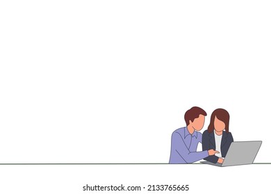 Vector Illustration about the manager gives directions to the secretary. good manager, secretary job description. Flat design graphic for presentation