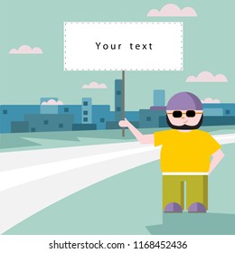 vector illustration about vacation time