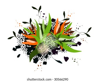 vector illustration of abstract