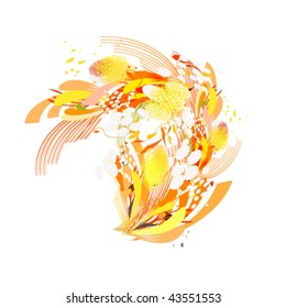 vector illustration of abstract