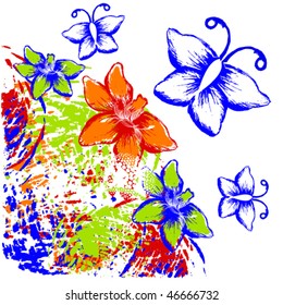 vector illustration of abstract