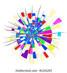 vector illustration of abstract