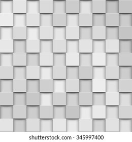 Vector illustration of abstract 3d squares patterned, texture eps 10