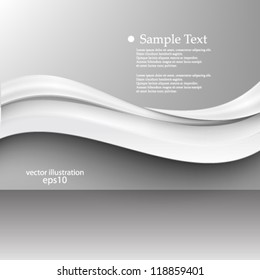 Vector illustration abstract 3D wave background - eps10