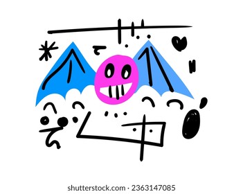 Vector illustration abstract art ornament abstract.
