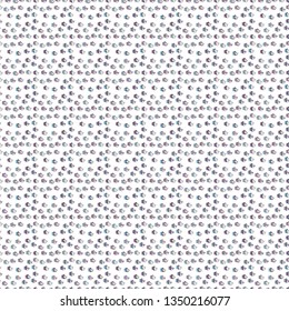 Vector illustration. Abstract backdrop for girls, wrapping paper. Seamless cakes pattern. Food elements colorful repeated wallpaper on blue, white and neutral.