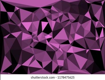 Vector illustration, abstract backdrop in modern style, geometric color lowpoly background with triangles