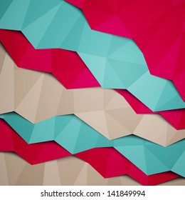 Vector Illustration of an Abstract Background