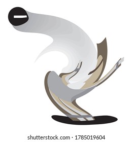 Vektorgrafik auf abstraktem Hintergrund