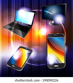 Vector illustration of Abstract  background