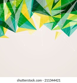 Vector Illustration of an Abstract Background
