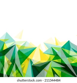 Vector Illustration of an Abstract Background
