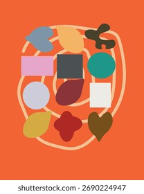 vector illustration of an abstract background