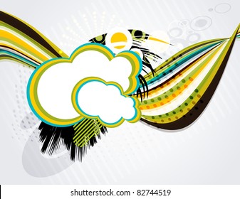 vector illustration of abstract background