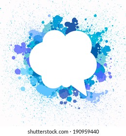 Vector Illustration of an Abstract Background with Blots