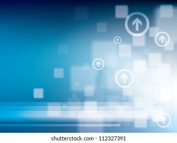 vector illustration abstract background with blue