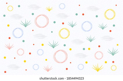 Vector illustration of an abstract background. Blue ripples.