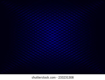 Vector illustration - Abstract background of blue diagonal strips grid