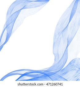 vector illustration abstract background with blue waves