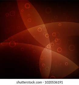 Vector illustration of abstract background with blurred magic neon light curved lines