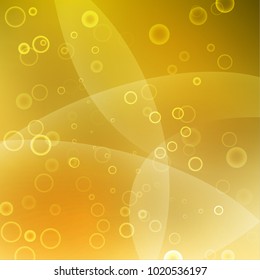 Vector illustration of abstract background with blurred magic neon light curved lines