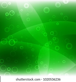 Vector illustration of abstract background with blurred magic neon light curved lines