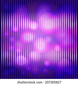 Vector illustration of abstract background with blurred magic neon light rays.