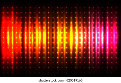 Vector illustration of abstract background with blurred magic lights