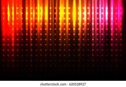 Vector illustration of abstract background with blurred magic lights