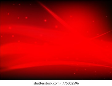 Vector illustration of abstract background with blurred magic neon light curved lines