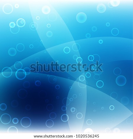Vector illustration of abstract background with blurred magic neon light curved lines