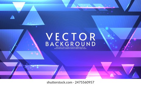 Vector illustration. Abstract background with bright lights. Design for wallpaper, background, poster,  banner, card, album.