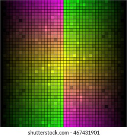 Vector illustration of Abstract background. Bright squares