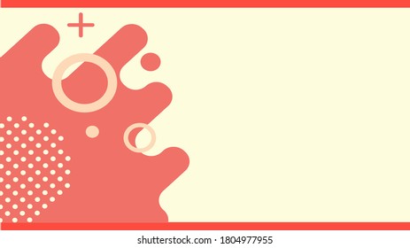vector illustration of an abstract background with circles and dots