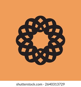 vector illustration of an abstract background with circles	