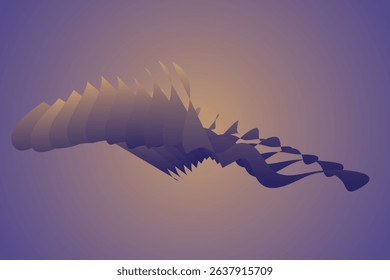 vector illustration of an abstract background with clouds and coloerful