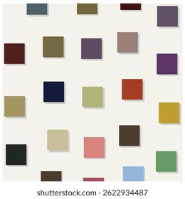 vector illustration abstract background colored box shape isolated beige background