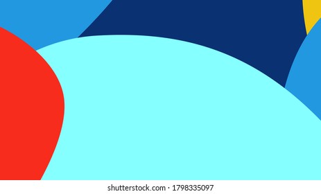 vector illustration of an abstract background with colorful balloons