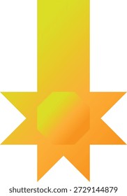 Ilustración vectorial de un fondo abstracto con flechas y líneas de colores con un conjunto de notas de papel de negocios en blanco y pegajosas pegatinas de oficina para un diseño de Plantilla de Anuncio de Web